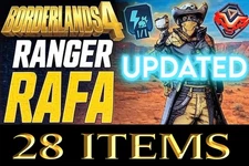 Borderlands 4 🌟 UPDATED RANGER RAFA BUILD 3.0 🌟 MOSXY 🌟16 ITEMS + 12 BONUS🌟