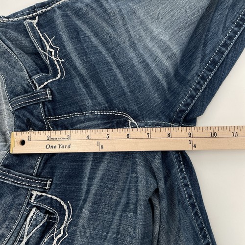 Ariat Real Denim Women’s Size 30s Blue Mid Rise Bootcut Jeans - Marine Entwined - Picture 12 of 14