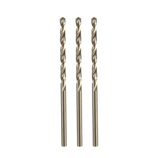3pcs 3/32" Twist Drill Bits, M35 Cobalt High-Speed Steel Drill Bit for Metal