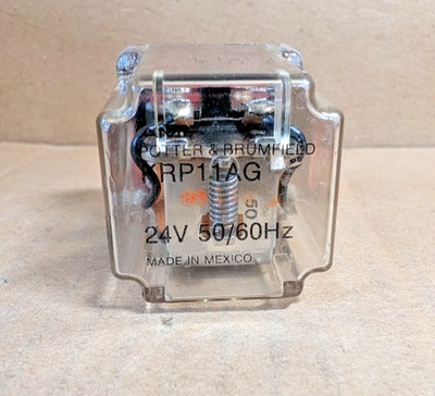 TE Potter & Brumfield KRP-11AG-24 Gen. Power Relay, 24VAC, 10A, DPDT (New NB)