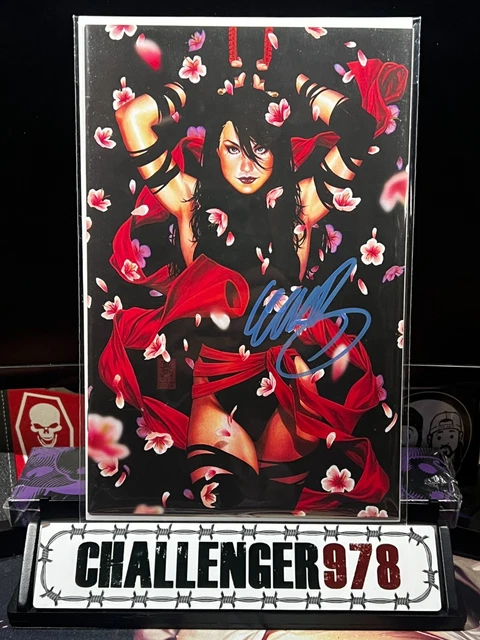 X-MEN #15 Mark Brooks SIGNED VIRGIN w/ COA - Cvr B PSYLOCKE