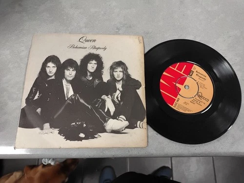 Queen, Bohemian Rhapsody 7" vinyl in picture sleeve, 1975 1st