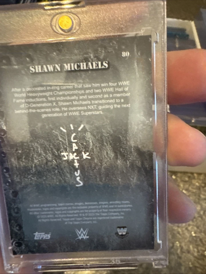 2025 Topps Chrome X Cactus Jack # 80 naranja refractor 13/25 Foto 3 de 3