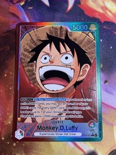 One Piece Carrying On His Will Monkey.D.Luffy (001) (Alternate Art) OP-13-001 NM