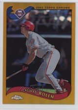 2002 Topps Chrome Gold Refractor Scott Rolen #610 HOF 7xr