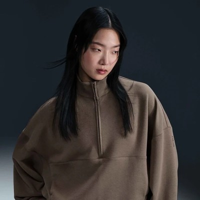 Nike 24.7 Dri-FIT Half Zip Impossibly Soft Mink Brown HQ8188-233