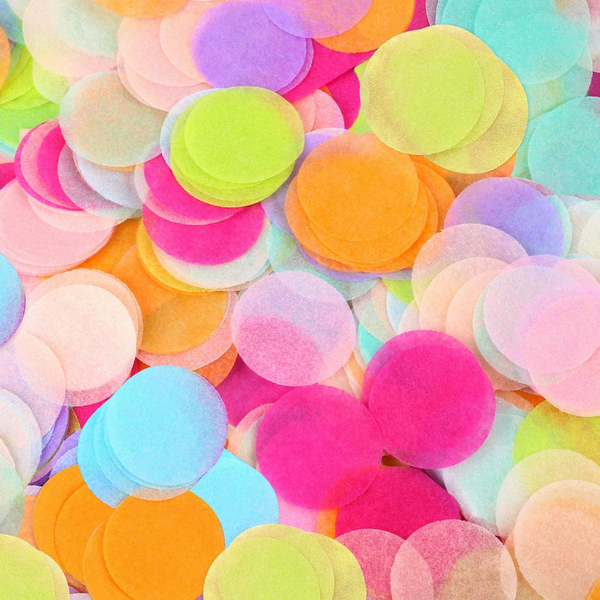 10000 StüCk Buntes Seidenpapier Konfetti 2.5Cm Rund Papier Konfetti-image