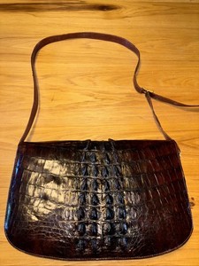バッグ Vintage Bag crocodile Vintage crocodile pattern all match tote bag - BAGYOHO