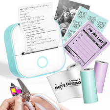 Phomemo Mini Sticker Printer, T02 Thermal Mini Printer, Bluetooth Portable Label