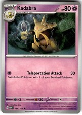 Carta Pokemon Kadabra 064/165 SV: Scarlatto e Viola 151 non comune quasi nuova