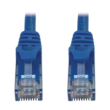 EATON N261-010-BL Cat6a 10G Ethernet Cable, Snagless Molded UTP Network Patch