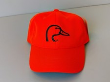 Hunter Orange Ducks Unlimited Hunting Cap Hat Vintage