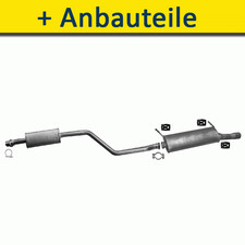 Auspuff Auspuffanlage für CITROËN XSARA FLIEßHECK 1.9 D 2.0 75/90PS 1997-2001
