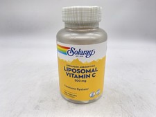 Solaray Liposomal Vitamin C 500 mg 100 Veg caps Immune System