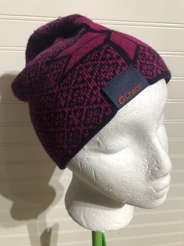 Gorro de esquí Chaos Northstar magenta/negro mezcla de lana toque unisex O/S - Imagen 3 de 9