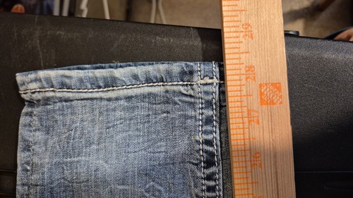 Miss Me Girls Jeans Skinny size 12 embelished pockets rocker grunge Punk YallALT - Picture 16 of 17
