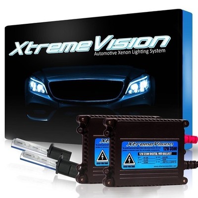 XtremeVision DC 35W HID Xenon Conversion Kit with Premium Slim Ballast - H1...