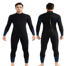 Realon Mens Womens Wetsuit 5/4Mm Neoprene Scuba Diving Long Sleeve Back Zipper