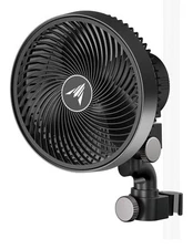 Infinity Cloudray S6 6 in Grow Tent Circulator Clip Fan - Black (ACCCS6)