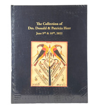 2022 Donald &amp; Patricia Herr Pook &amp; Pook Auction HC Book Fraktur Folk Art Antique
