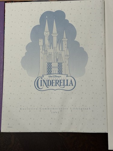 Lot of 5 - Disney Commemorative Lithographs w/Envelopes - No Reserve - Picture 4 of 11