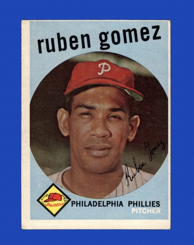 1959 Topps Set-Break #535 Ruben Gomez VG-VGEX *GMCARDS*