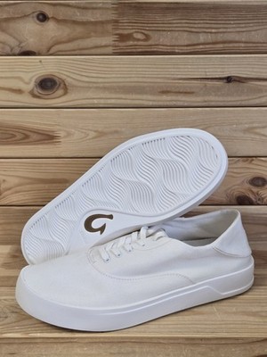 Size 10 Olukai Tradewind Shoes Mens Casual Lace Up Boat  display picture 1