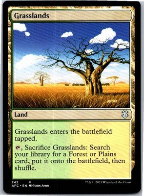 Grasslands U 242 Normal Commander: Adventures in the Forgotten Realms NM