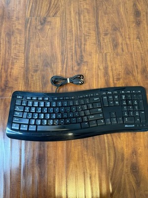 Microsoft Comfort Curve 3000 for Business Ergonomic Wired Keyboard TESTED WORKS
