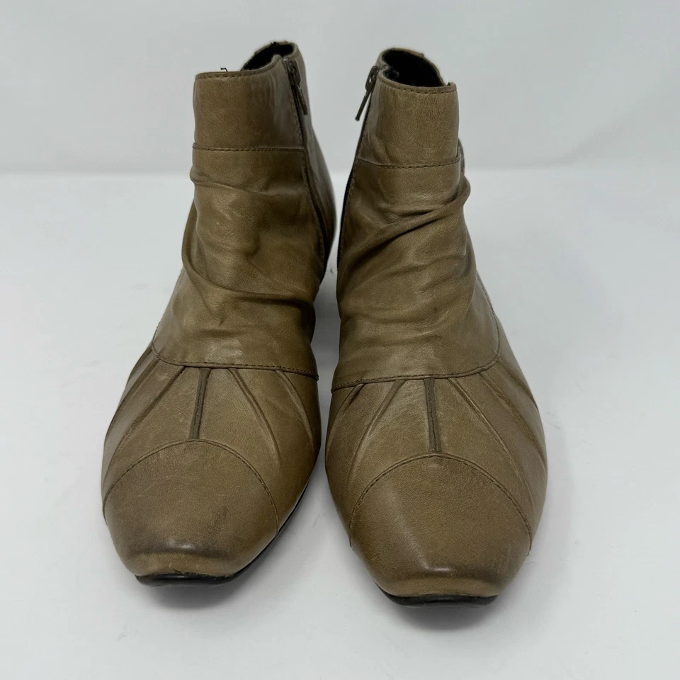 Josef Seibel Botines de Cuero para Mujer Talla 39 Taupe Cremallera Lateral Zapatos Cómodos Foto 2 de 4