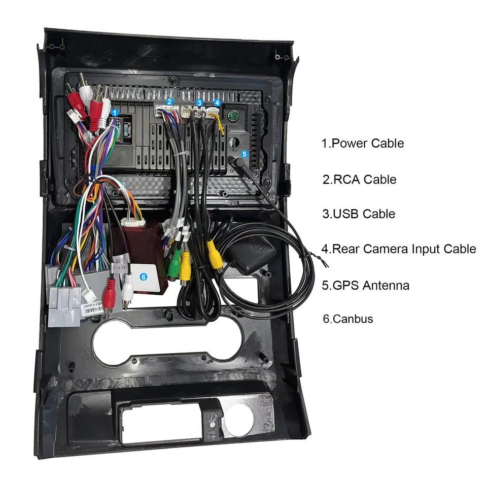 For Ford F150 2009-2014 Android 15 Car Stereo Radio Carplay GPS Navi Wifi Player Foto 3 de 4