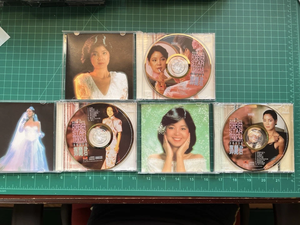 Teresa Teng 鄧麗君 邓丽君 Forever Star 1995 Taiwan Gold CD  POLYDOR 753-2/754-2/755 - Image 2 of 3