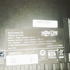 Tripp Lite ECO1300LCD 1300VA 720W UPS Battery Backup 120V LCD Surge 12A