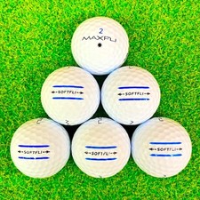 36 MaxFli SoftFli Bulk Lot Used Golf Balls 5A Quality White