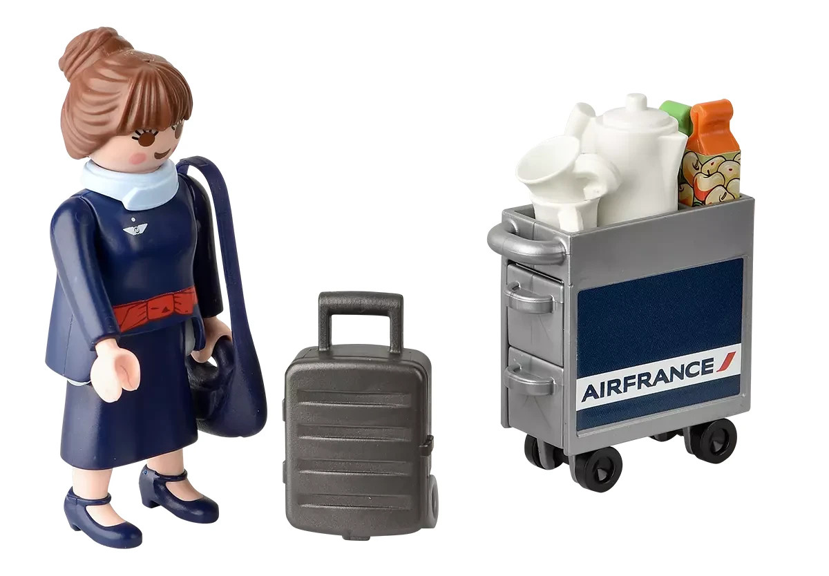 Hôtesse de l'air Playmobil 9151 coffret miniature enfant 4 ans