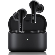 Denon Wireless In-Ear Active Noise Cancelling Earbud Headphones Black AH-C830NCW
