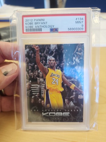 2012 PANINI KOBE ANTHOLOGY #134 KOBE BRYANT PSA 9 Los Angeles Lakers 