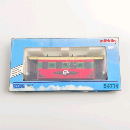 Märklin Maxi 1 Calibre Edición Especial Navidad Pasajeros Coche 54714 | Condition: Used