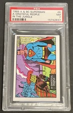 1968 A & BC Superman #8 A Grateful People In The Jungle PSA 7 NM