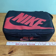 NIKE SHOE BOX BAG CROSS BODY STRAP BAG 12L black red Jordan 1 banned DA7337-010