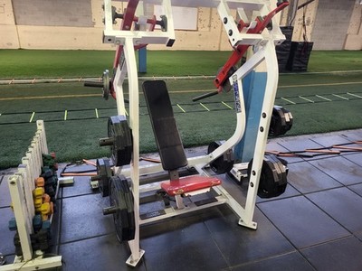 hammer strength Adjustable Commercial Shoulder press, plate loaded