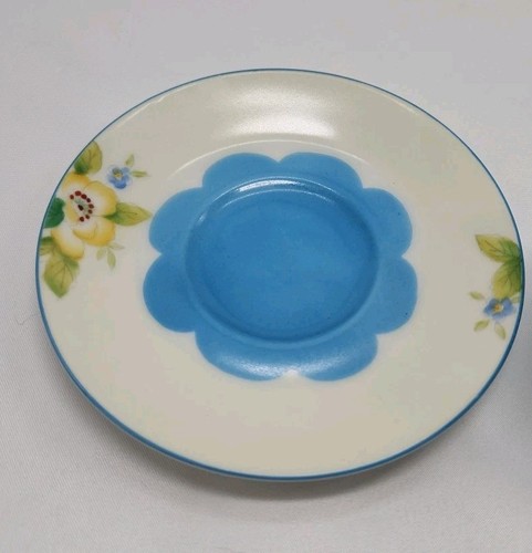 ANTIQUE NORITAKE HD PAINT FLORAL YELLOW DAISY HANDLE DEMITASSE CUP/SAUCER c.1918 - Picture 2 of 15