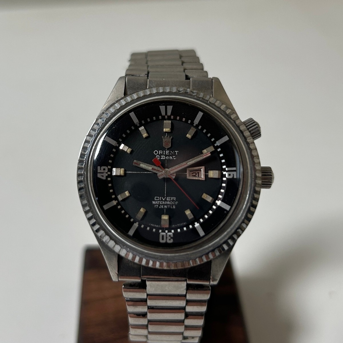 Vintage Orient 8 Beat Diver Dual Crown Internal Bezel Automatic