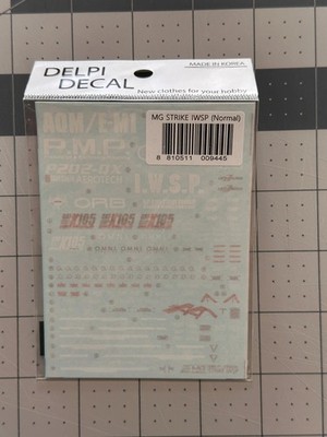 Delpi Decal Gundam Waterslide Decals Master Grade (MG) Size Various Options
