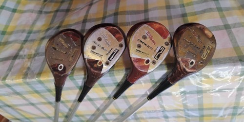 VINTAGE Wilson Staff MODEL 4300 (1-2-4-5) 4Pc Wood Set RH ~ Reg Flex Steel Shaft - Picture 2 of 4