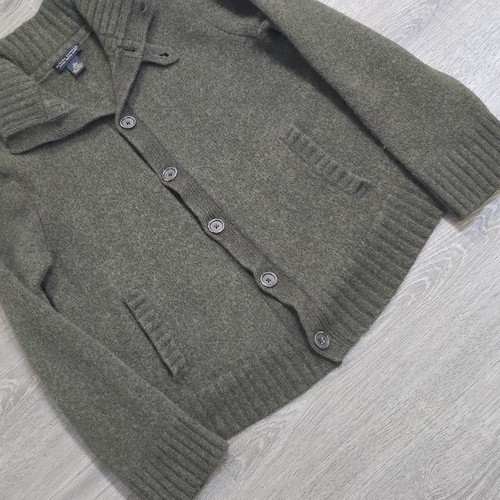 Banana Republic Luxury Winter Blend Wool Cashmere Rabbit Cardigan Womens Size M - Picture 7 of 18