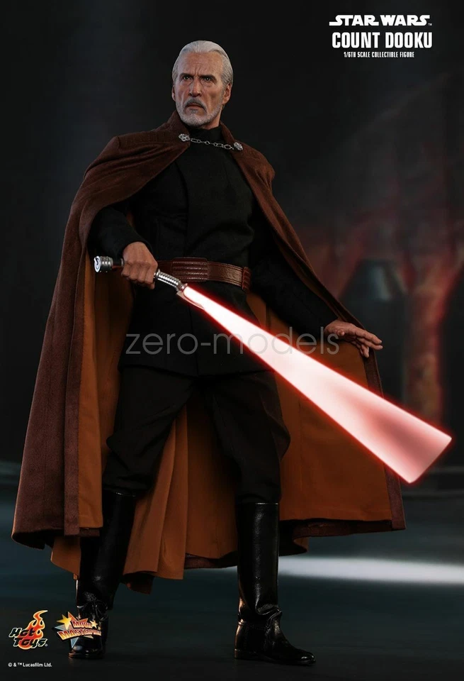 1/6 Hot Toys MMS496 Star Wars Episode II Attack of the Clones Count Dooku - Image 2 of 4