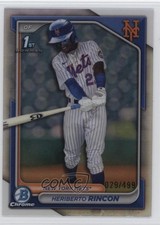 2024 Bowman Chrome Prospects Refractor 29/499 Heriberto Rincon #BCP-172 g5e
