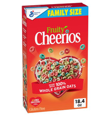 Fruity Cheerios Heart Healthy Gluten Free Breakfast Cereal Made with Whole Grain