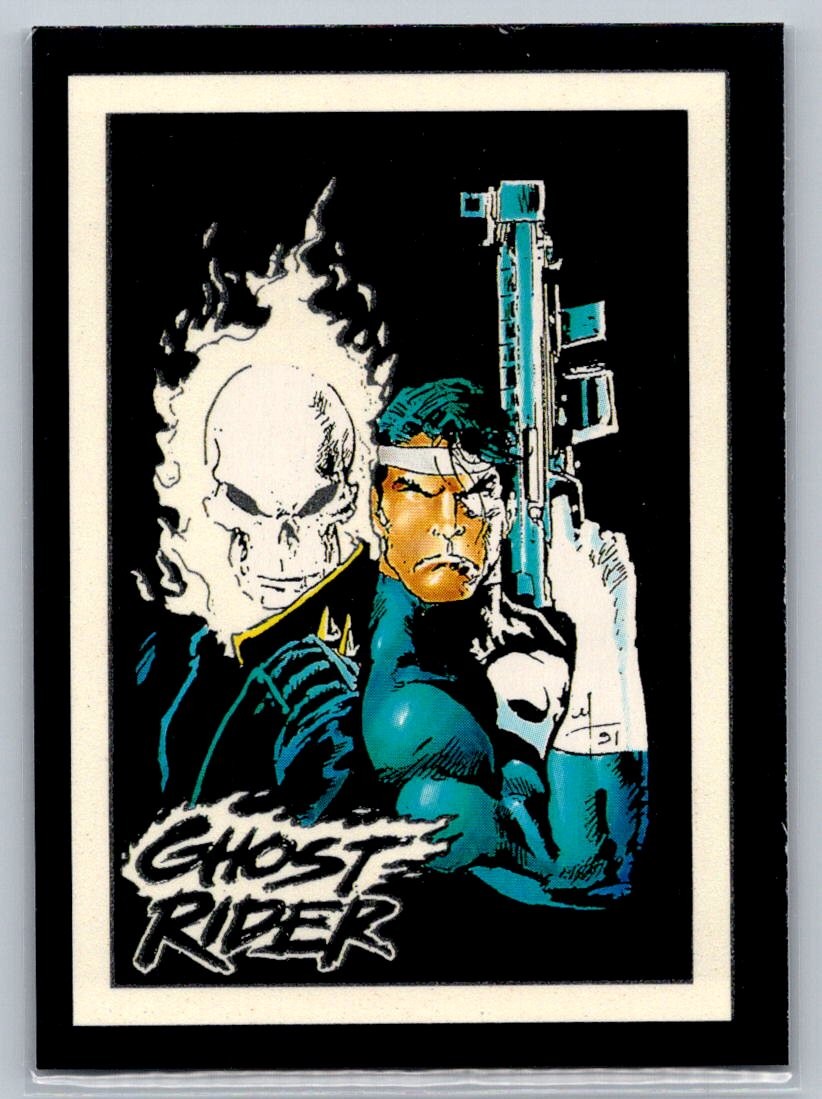 1992 Comic Images Ghost Rider II #G2 Vigilantes Glow in the Dark